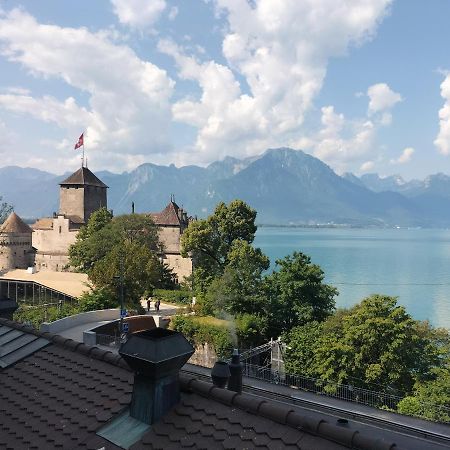 Castle View Aparthotel Veytaux Buitenkant foto
